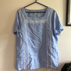 Linen top from Talbots